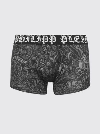 Philipp Plein Boxer in misto cotone stretch stampa tattoo