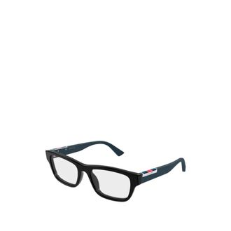 Gucci Rechthoekige Brillen - Heren - Brillen - Zwart - 55 MM - Accessoires