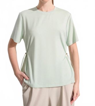 Joseph Ribkoff Memory Boxy Top In Pistachio