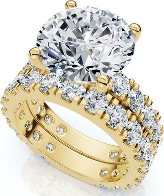 Pompeii3 84Ct Womens Diamond 3/4 Eternity Wedding Ring 14k Gold Lab Grown