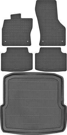 OEM Alfombrillas Maletero Max-mat 911910 + Motohobby 160303 - Skoda Octavia Iii Kombi De 2013-2020, Zona De Pies Delantera Av2 - Instaladas