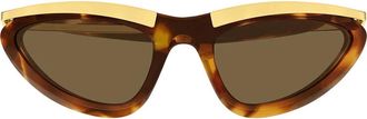 Bottega Veneta Sunglasses Bv1477 S 003 Brown/Brown Women