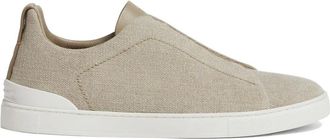 Ermenegildo Zegna Sneakers Triple Stitch - Toni neutri