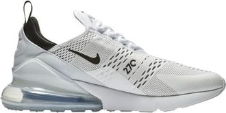 Nike Mens Air Max 270 - Shoes White/White/Black Size 10.0