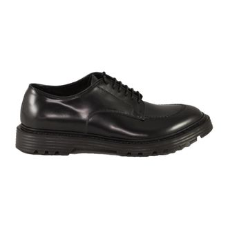 Premiata Schoenen met veters - Heren - Veterschoenen - Zwart - 38 EU - Leer - Schoenen