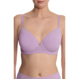 Natori Cloud Comfort Full Fit Back Smoothing T-Shirt Bra in Violet Tulip at Nordstrom, Size 32Ddd