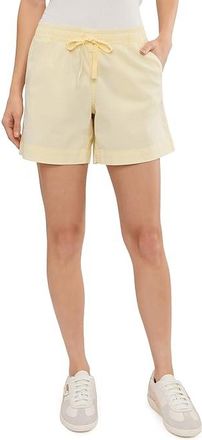 L.L.Bean Lakewashed Dock Shorts Womens Casual Pants Light Lemon : 12 6, Spandex/Cotton