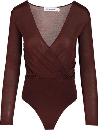 Self Portrait Donna, Top, Marrone, S, new