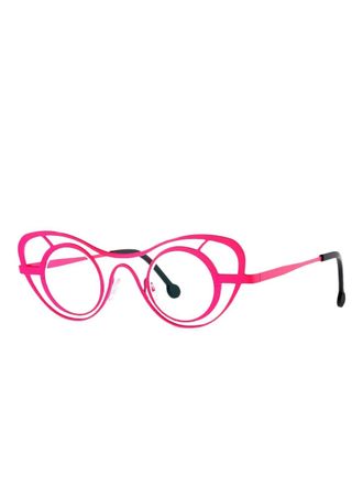 Theo Eyewear Occhiali geometrici - Rosa