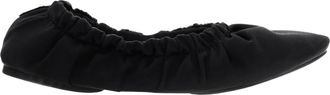 Jimmy Choo London Bardo Satin Ballerina Flats
