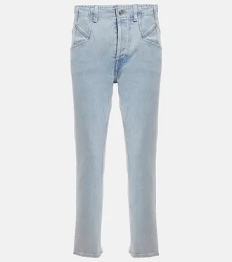 【関税込み】Isabel Marant ブルー Niliane ジーンズ ISABEL MARANT Niliane high-waisted Skinny Jeans | Blue