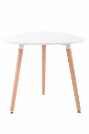 Clp Mesa triangular para 2 personas en Madera Blanco