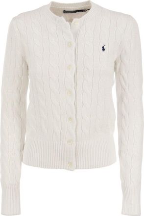 Polo Ralph Lauren Plaited Cardigan With Long Sleeves