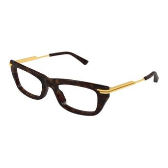 Bottega Veneta Glasses, female, Brown, 51 MM, Rectangular Glasses