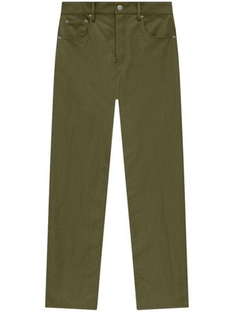 Fear of God textured straight-leg trousers - men - Polyester/Recycled Nylon - 29 - Green