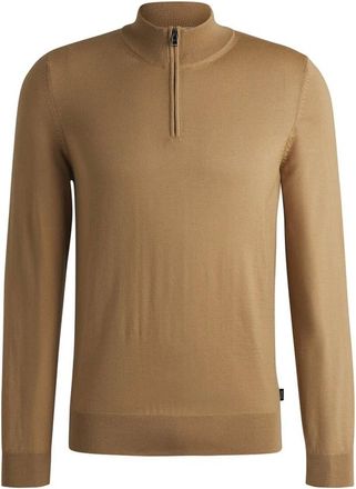 HUGO BOSS Heren, Truien, Beige, Maat: 3XL Wol