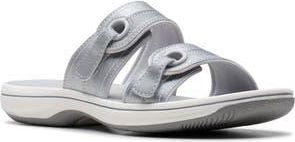 Clarks Breeze Maye Platform Sandal in Silver at Nordstrom Rack, Size 11