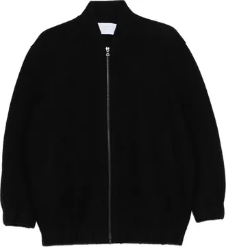 Harris Wharf London Zip-front Balloon-sleeve Jacket