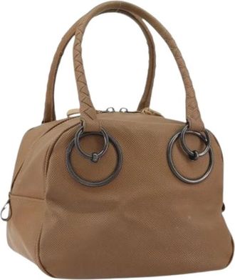 Bottega Veneta Pre-owned Handtas - Dames - Vintage Handtas - Bruin - ONE Size - Leer - Vintage