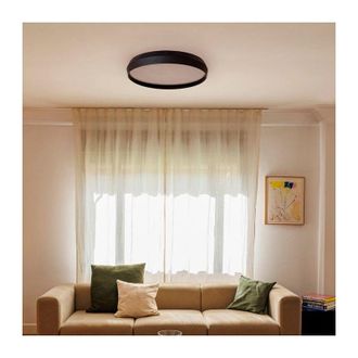 Faro Barcelona Faro Barcelona - Shoku 600 Aplique/plaf&oacute;n Negro 64278