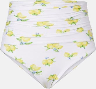Melissa Odabash Tobago printed ruched bikini bottoms
