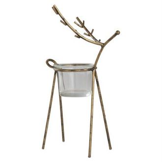 Tag Gold Christmas Reindeer Large Tealight Candle Holder at Nordstrom