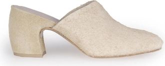 Cortana Alice Muiltjes met Hak - Dames - Muiltjes - Beige - 38 EU - Su&egrave;de - Schoenen