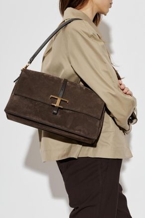 Tod's Suede Bag Small, Womens, Brown