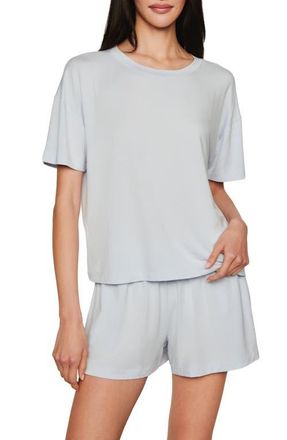 Eberjey Giselle Stretch Modal Pajama Top in Ice Blue at Nordstrom, Size X-Small