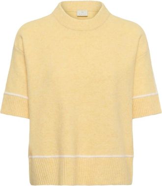 Kaffe Maglieria Girocollo - - Knitwear - Donna - Giallo - XS