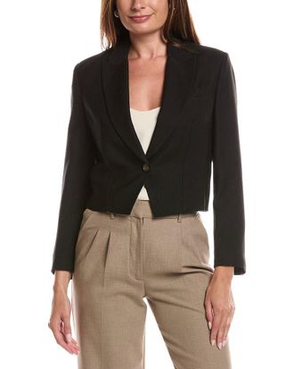Brunello Cucinelli Linen-Blend Crop Jacket