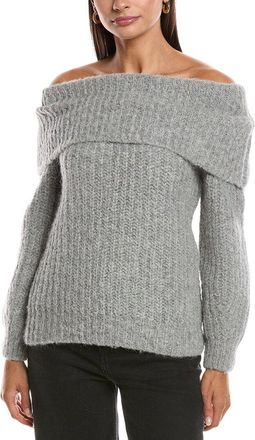 Nation Ltd Serena Off-Shoulder Alpaca-Blend Sweater
