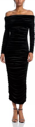 Ronny Kobo Varonica Dress In Black