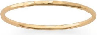 Made by Mary Hammered Stacking Ring in Gold Filled at Nordstrom, Size 6