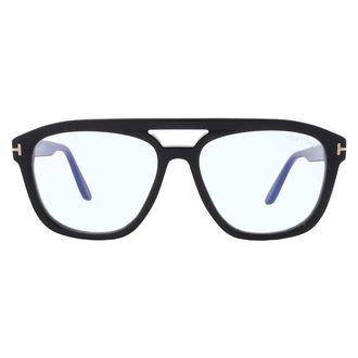 Tom Ford Blue Light Block Navigator Mens Eyeglasses FT6024-B 001 56