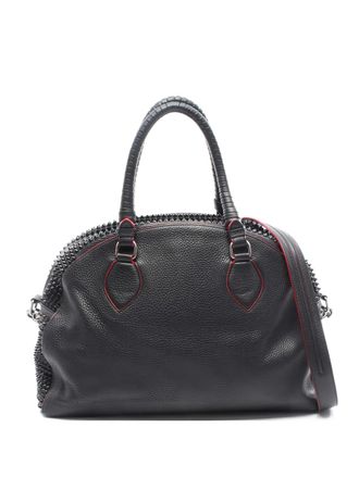 Christian Louboutin 10s Panettone studded tote bag - unisex - Calf Leather - One Size - Black