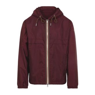 Moncler Nidge Hooded Jacket - Heren - Zomerjassen - Rood - XL - Nylon - Jassen