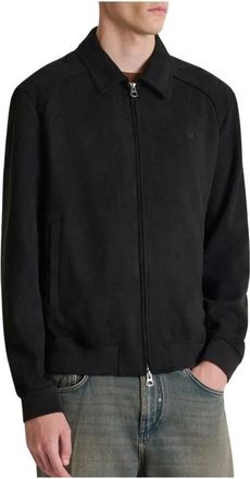 Antony Morato Fleece Regular Fit in Suede - Heren - Jassen - Zwart - Maat: XL Fleece