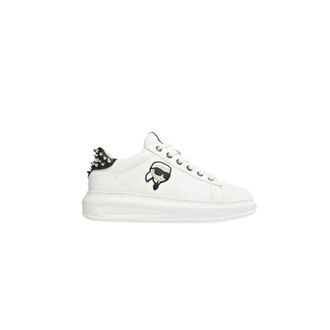 Karl Lagerfeld Schoenen, Dames, Wit, 40 EU, Leer, Kapri Sneakers
