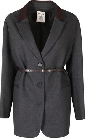 Semicouture Blazer - - Jackets - Donna - Grigio - S