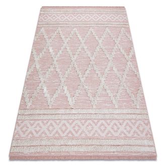 RugsX RugsX Moroc Rug in Pink | Size: 155 cm x 220 cm