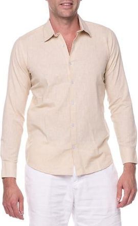 Ranee&rsquo;s Full Sleeves Resort Shirt in Natural at Nordstrom Rack, Size Xx-Large