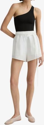 Bondi Born Kyoto Elasticated Waistband Short In White