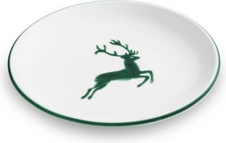 Gmundner Keramik Gmundner Keramik - Gmundner Cer&aacute;mica Ciervo Verde, Plato De Postre Taza (&oslash; 20cm)