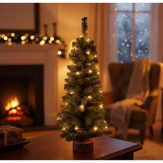 Dmora &Aacute;rbol De Navidad Merry, 120 Ramas, Hecho En Italia, 75h Cm