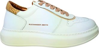 Alexander Smith Leren Sneaker - Dames - Sneakers - Wit - 41 EU - Leer - Schoenen