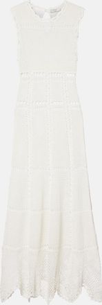 Erdem Crochet cotton midi dress