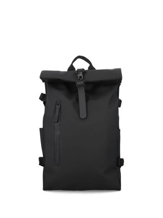 Rains large rolltop backpack - unisex - Polyester - One Size - Black