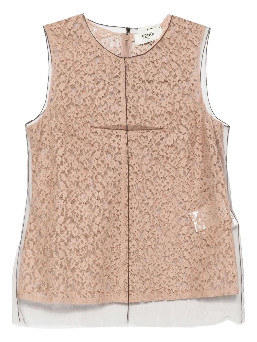 ベスト・ジレ FENDI SS24 TAILORED VEST (FT5990 S9AF0GME) FENDI Vest | REVERSIBLE