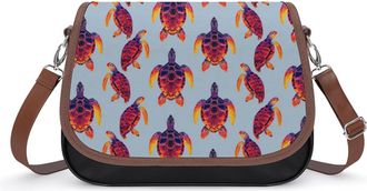 Generic Sea Turtle Cute Fashion Womens Crossbody Bags Novelty Handbag Shoulder Bag Purse